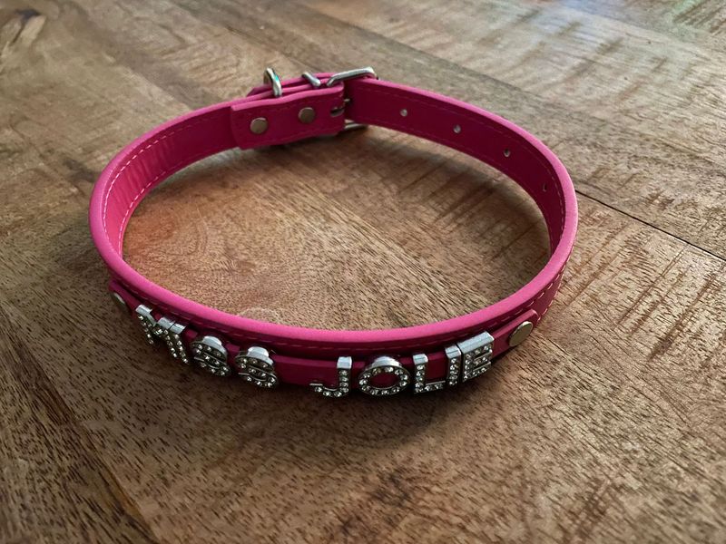 Roze halsband