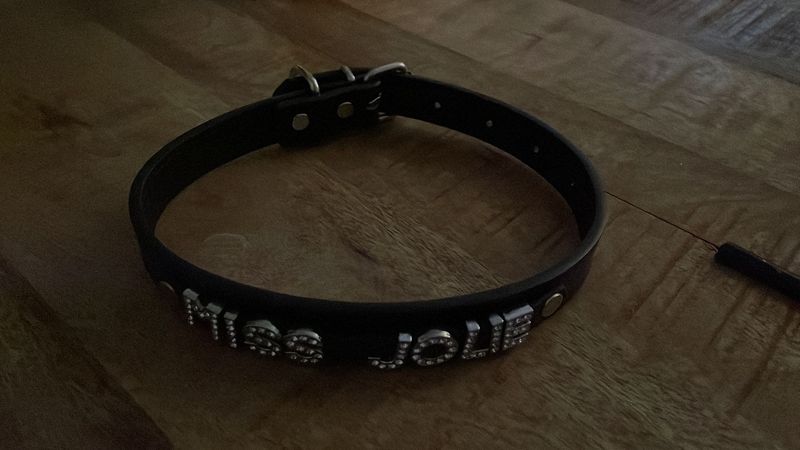 Zwarte halsband