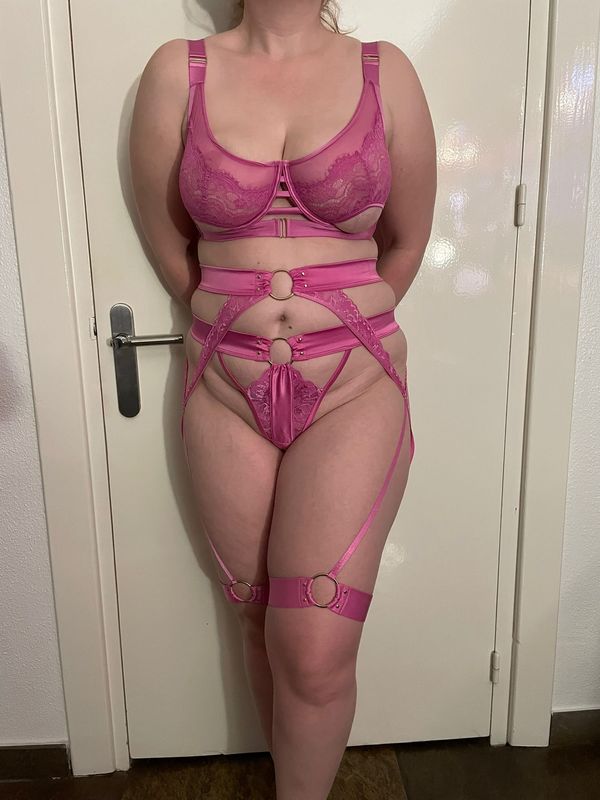 Roze lingerie