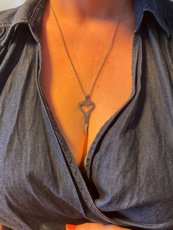 Heart key chain lock