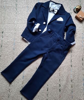 Garnitur dla chłopca granatowy FOLLETTI