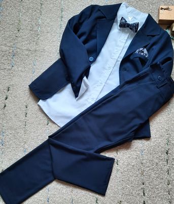 Garnitur dla chłopca granatowy FOLLETTI