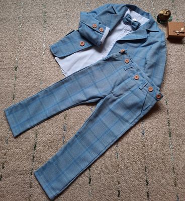 Garnitur dla chłopca niebieski FOLLETTI