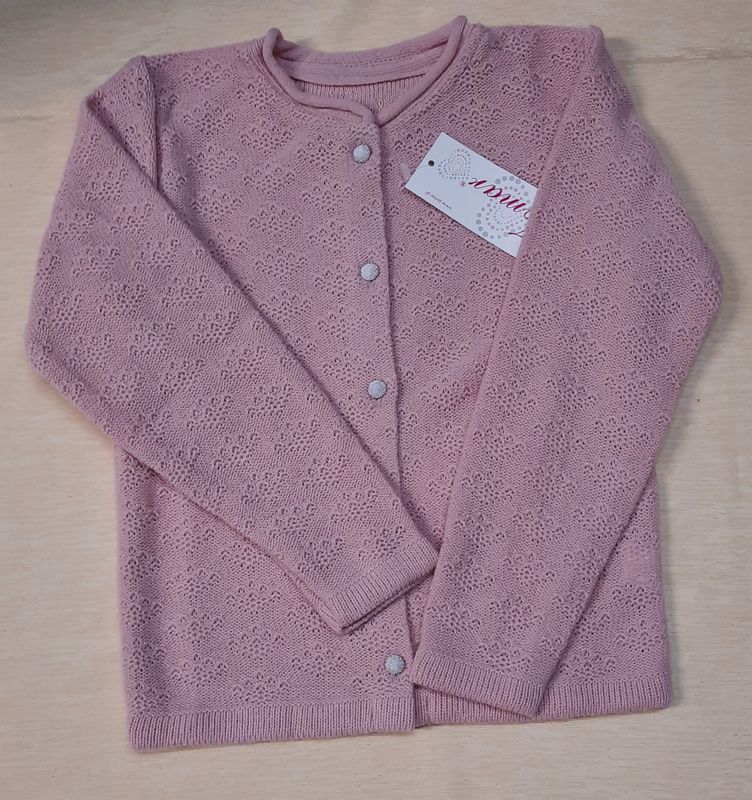 Sweter dla dziewczynki w kolorze różowym