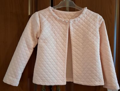 Bolerko dla dziewczynki w kolorze różowym Bolerko dla dziewczynki w kolorze różowym