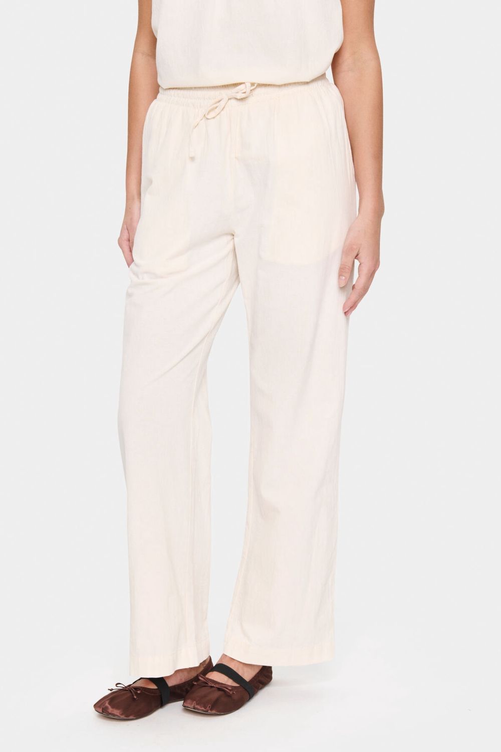 ST TROPEZ 30513816 ZALINDA PANTS, COLOUR: ICE, SIZE: XS