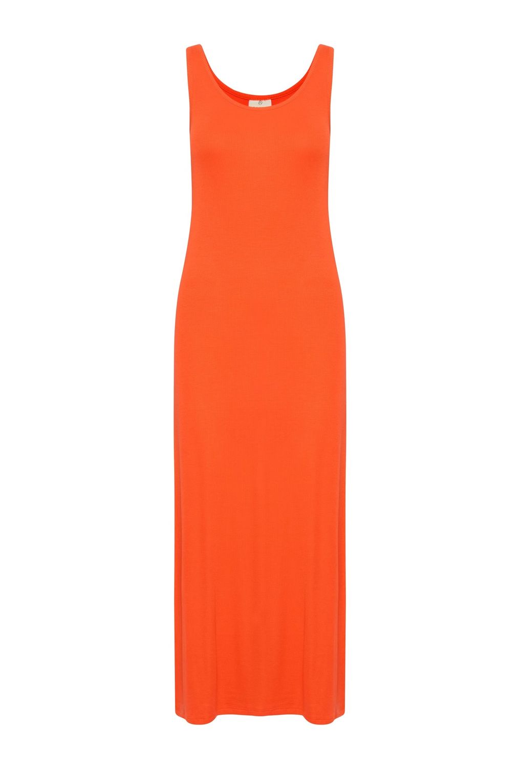 KAFFE KARMIN JERSEY MIDI DRESS, COLOUR: GRENADINE, SIZE: XS