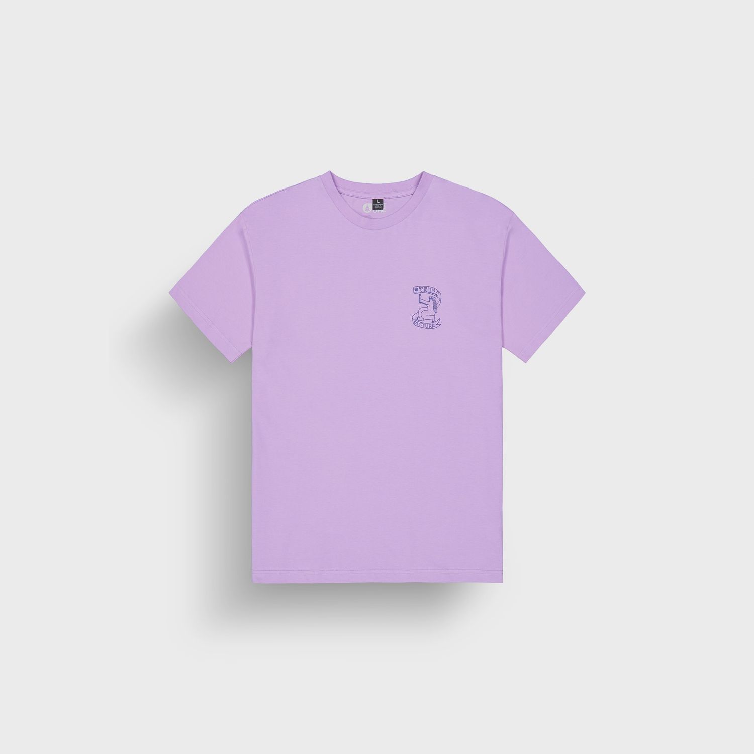 PICTURE ORGANIC TERRA TEE, COLOUR: LILAC, SIZE: MEDIUM