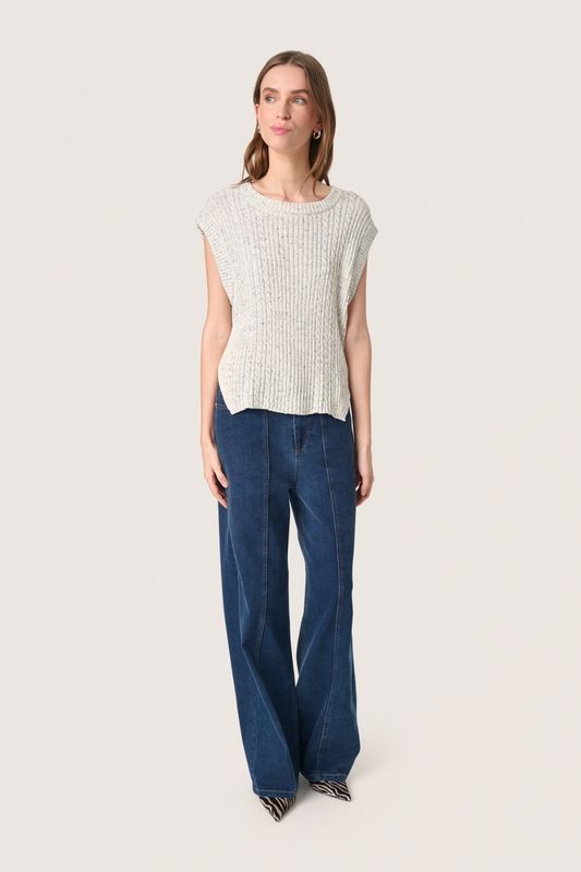 SOAKED NYMPHADORA KNIT SLEEVELESS SLIPOVER
