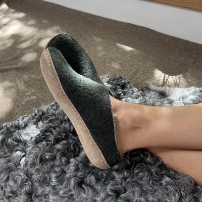 GLERUPS B0100 SLIP ON WOOL SLIPPER