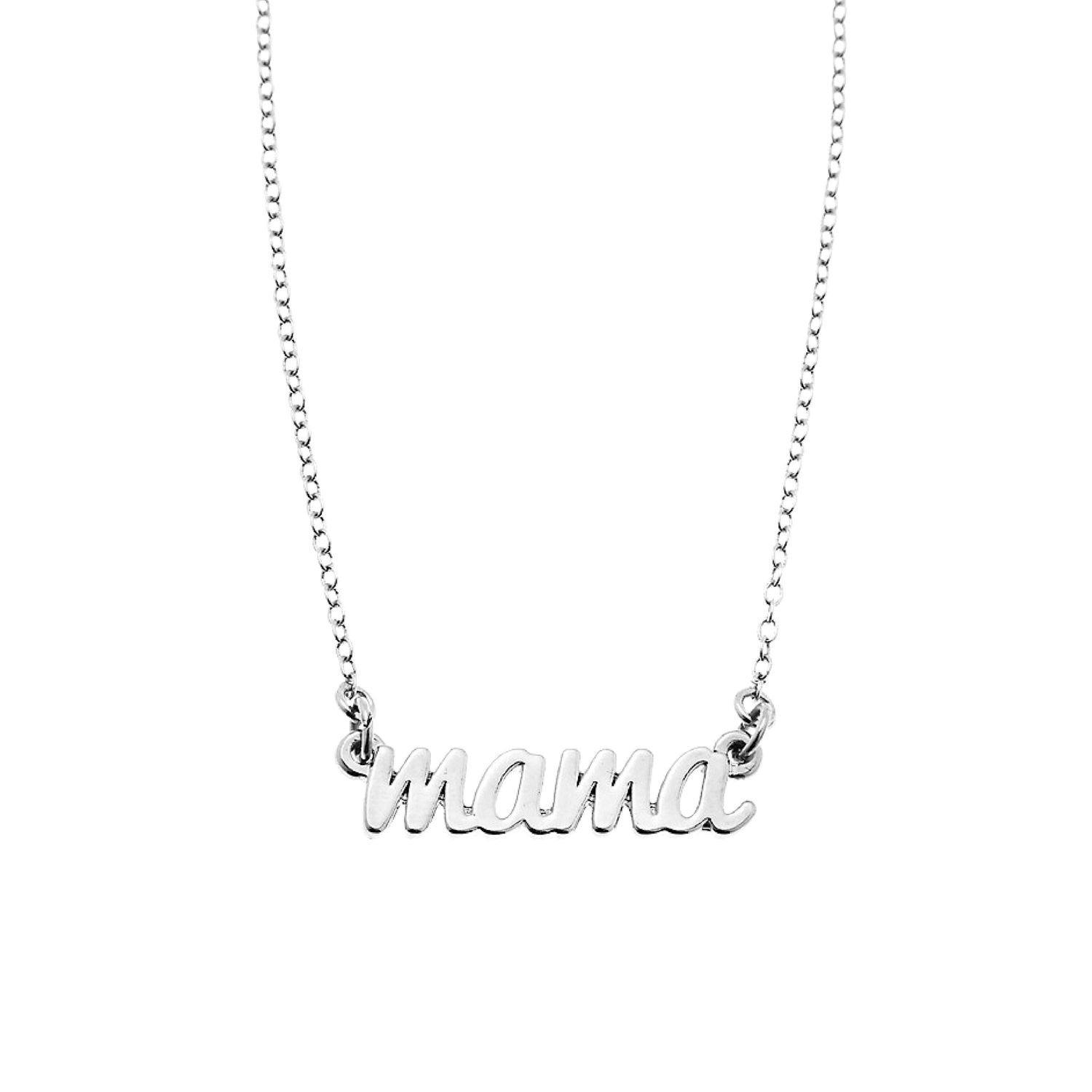 THE HEIGHTS EDIT JEWELRY 024 MAMA NECKLACE, METAL: STERLING SILVER