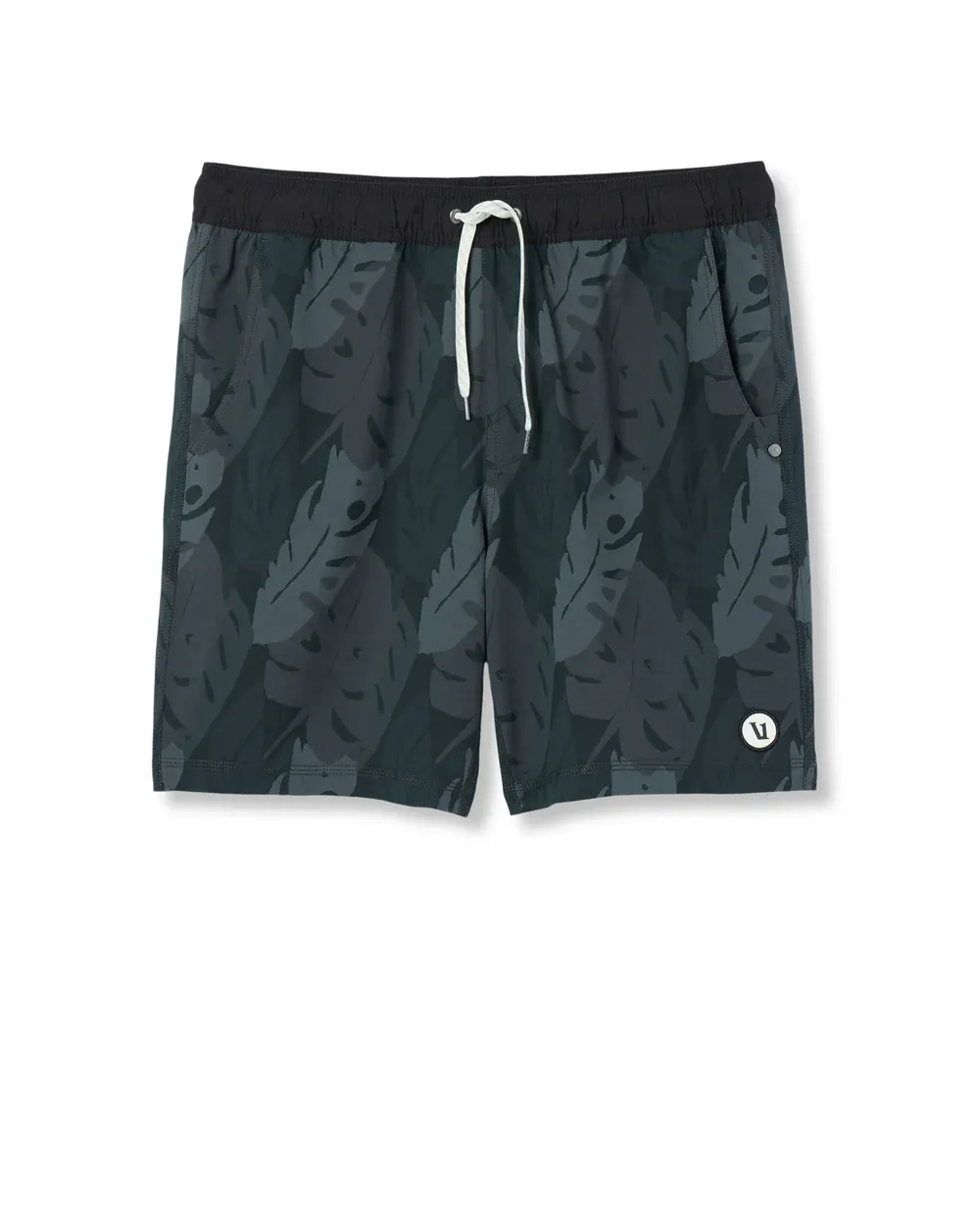 VUORI MEN'S V302 KORE SHORT, COLOUR: BLV/BLK LEAVES, SIZE: SMALL