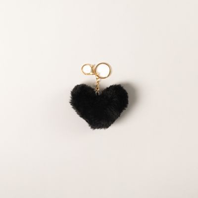 LYLA &amp; LUXE FAUX FUR HEART CHARM