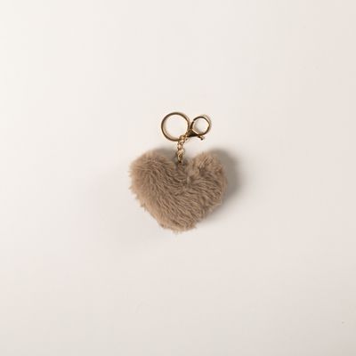 LYLA &amp; LUXE FAUX FUR HEART CHARM
