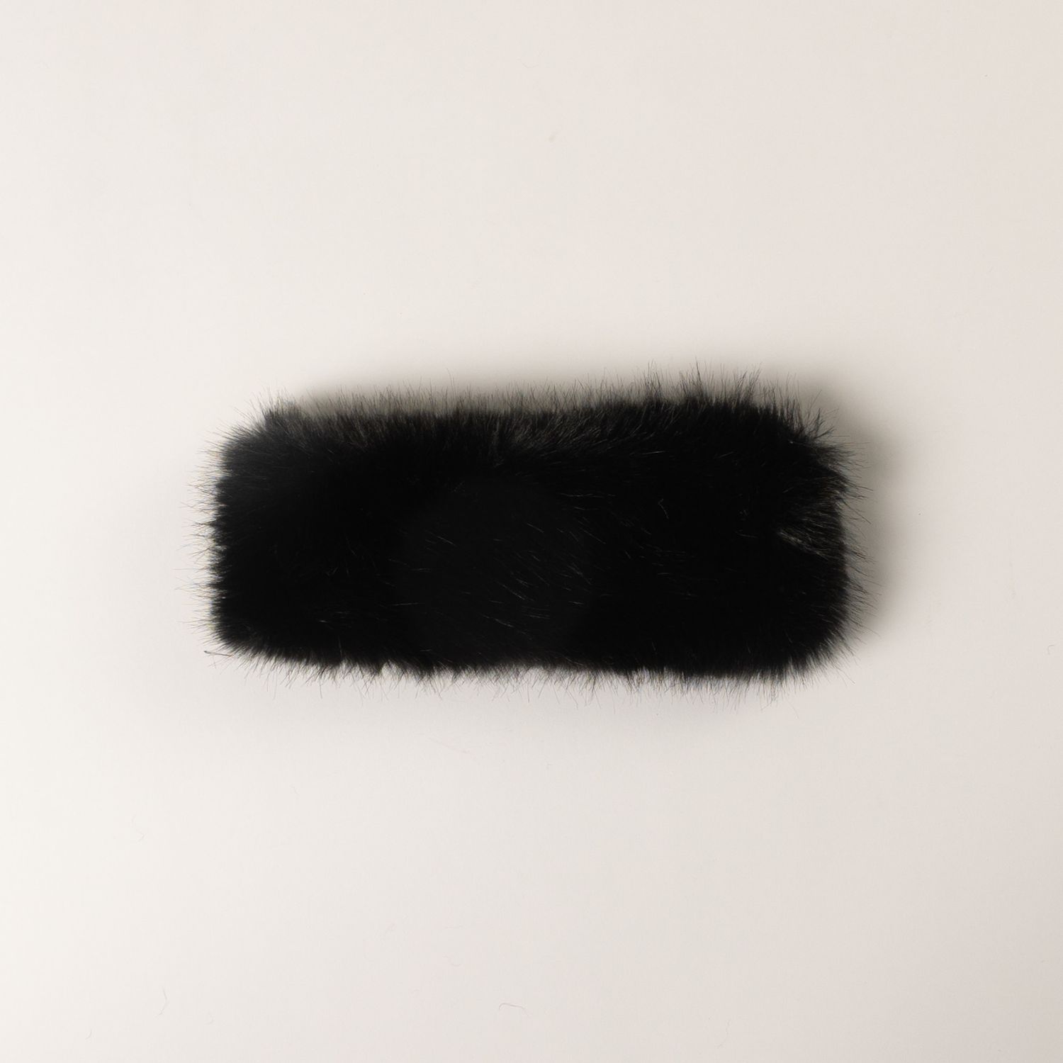 LYLA &amp; LUXE FAUX FUR HEADBAND, COLOUR: BLACK
