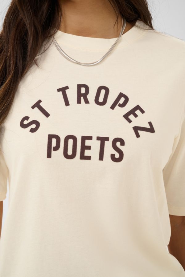 ST TROPEZ SESSILY TEE SHIRT, COLOUR: ICE, SIZE: XS