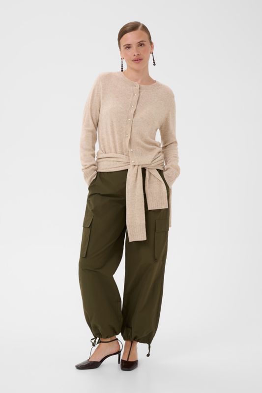 CULTURE TAIA ARROW CASHMERE/WOOL KNIT CARDIGAN