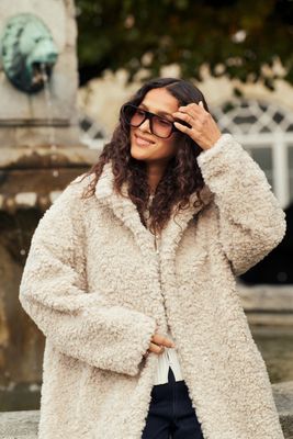 ST TROPEZ SYLVANA TEDDY JACKET