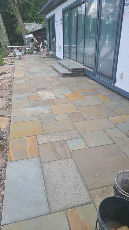 PA Bluestone Pavers - 1" Thermal (full color)