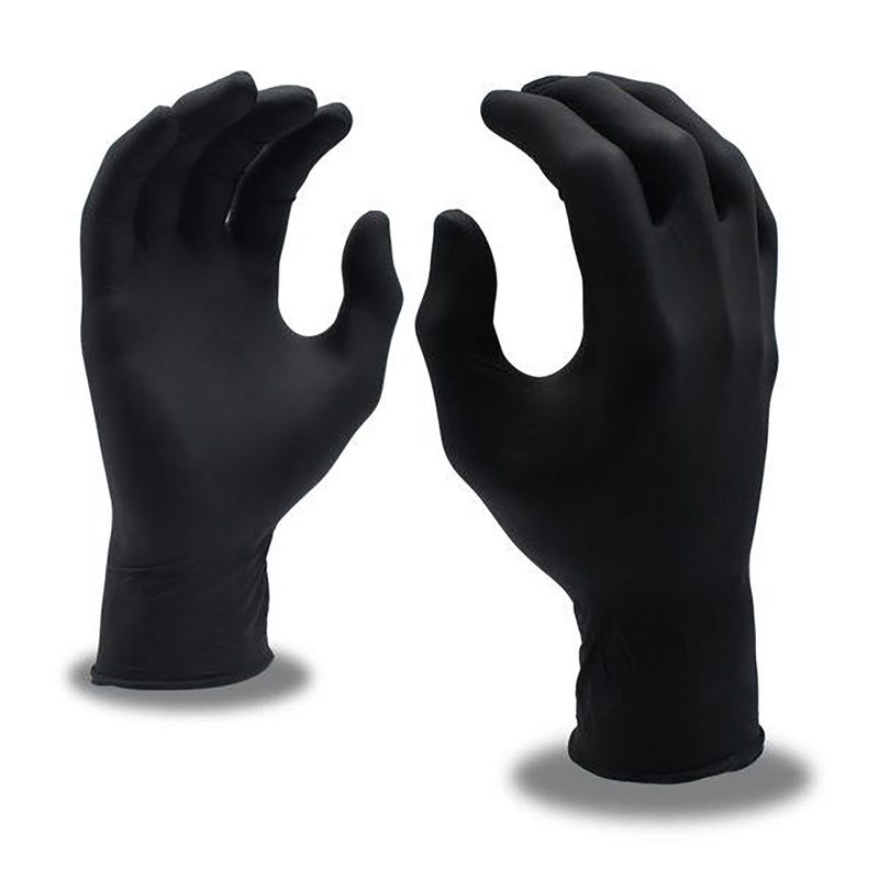 NITRI-COR® AGILITY, BLACK NITRILE, INDUSTRIAL GRADE, POWDER FREE, TEXTURED, 6-MIL, 100 PER BOX