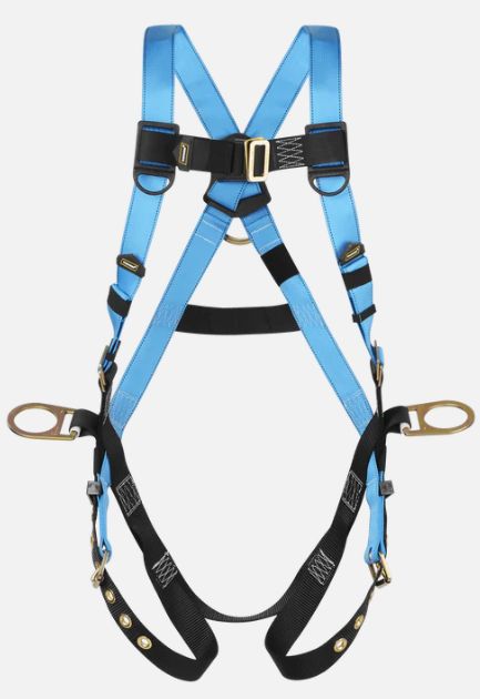 5 Adjustment Point Full Body Harness w/ Grommets &amp; 3 D Rings