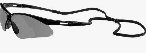 Demolition High Impact Scratch Resistant Safety Glasses (12ct), Color: Black Frame/ Grey Lens