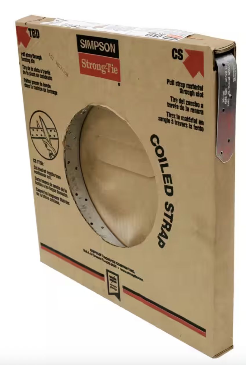CS 250 ft. 20-Gauge Galvanized Coiled Strap