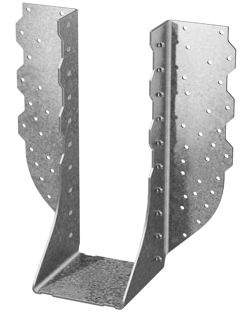HGUS™ Heavy Girder Hanger with Double-Shear Nailing Galvanized Face-Mount Joist Hanger for 4x12
