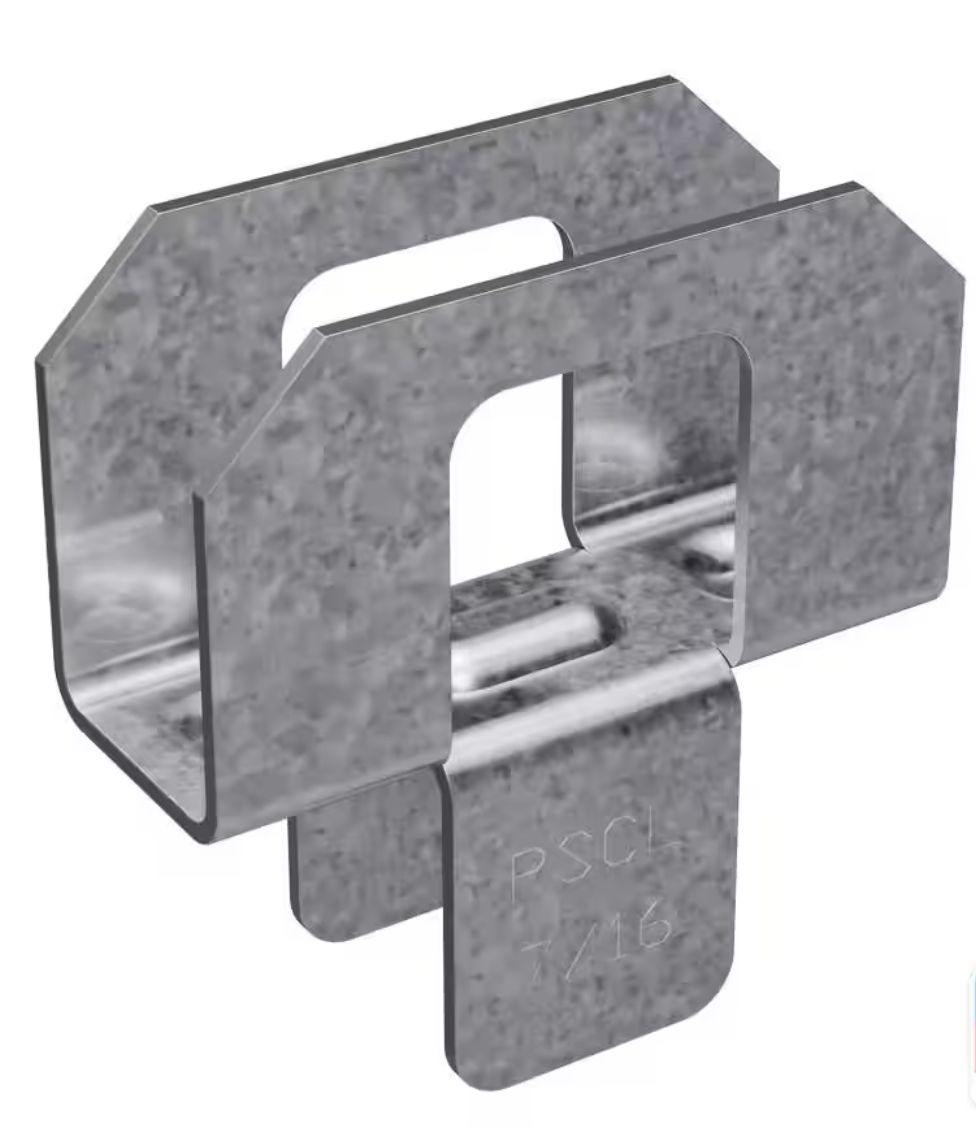 PSCL 7/16 in. 20-Gauge Galvanized Panel Sheathing Clip (250-Qty)