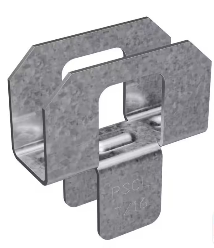PSCL 7/16 in. 20-Gauge Galvanized Panel Sheathing Clip (250-Qty)