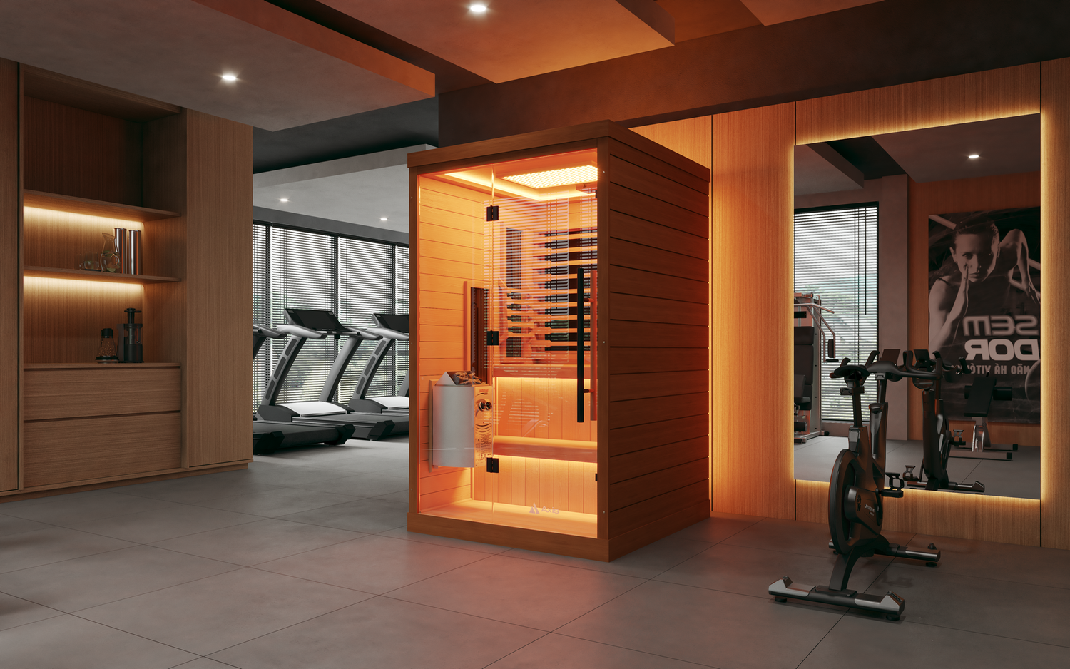 Steam + Infrared Sauna