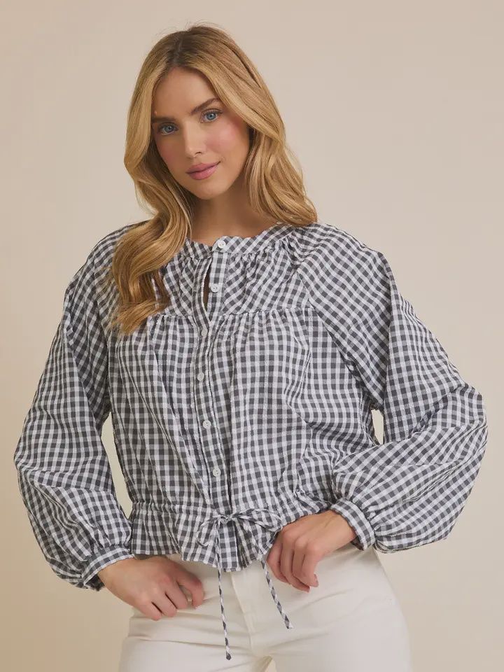 Gingham, Size: SMALL