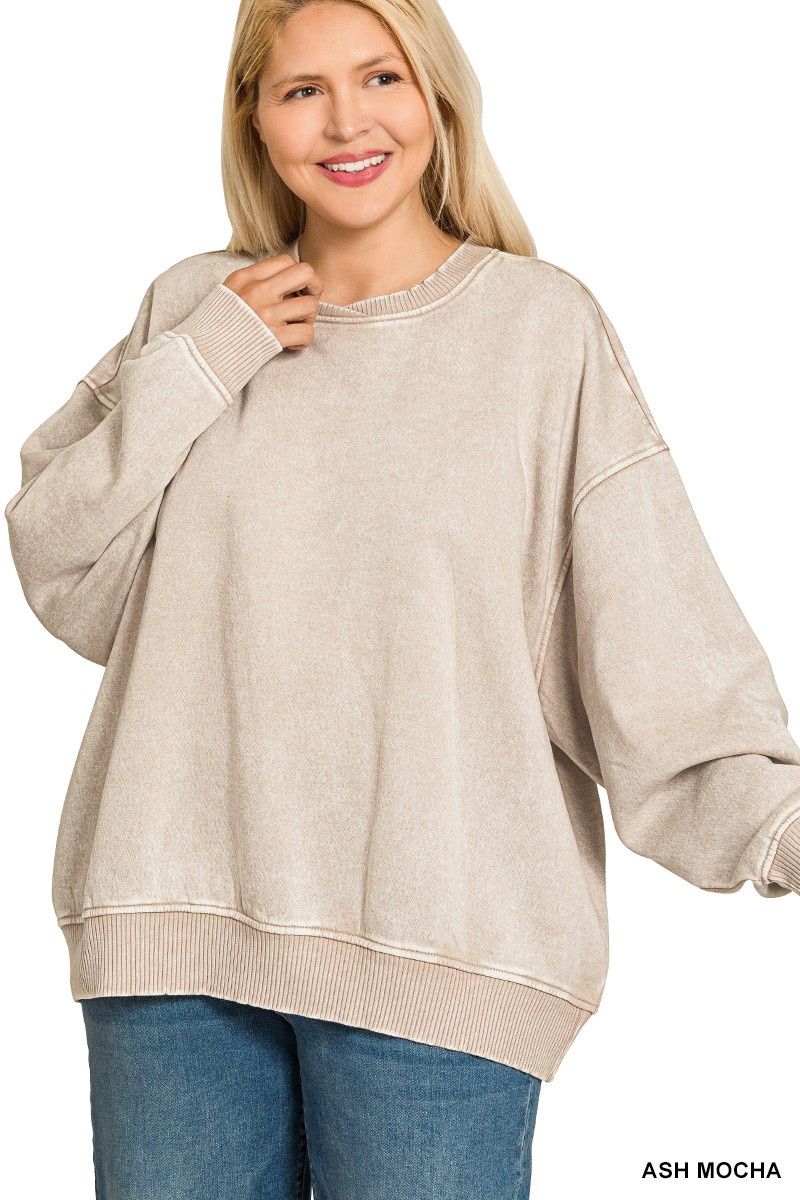 FleecePL, Color: ash mocha, Size: 1XL