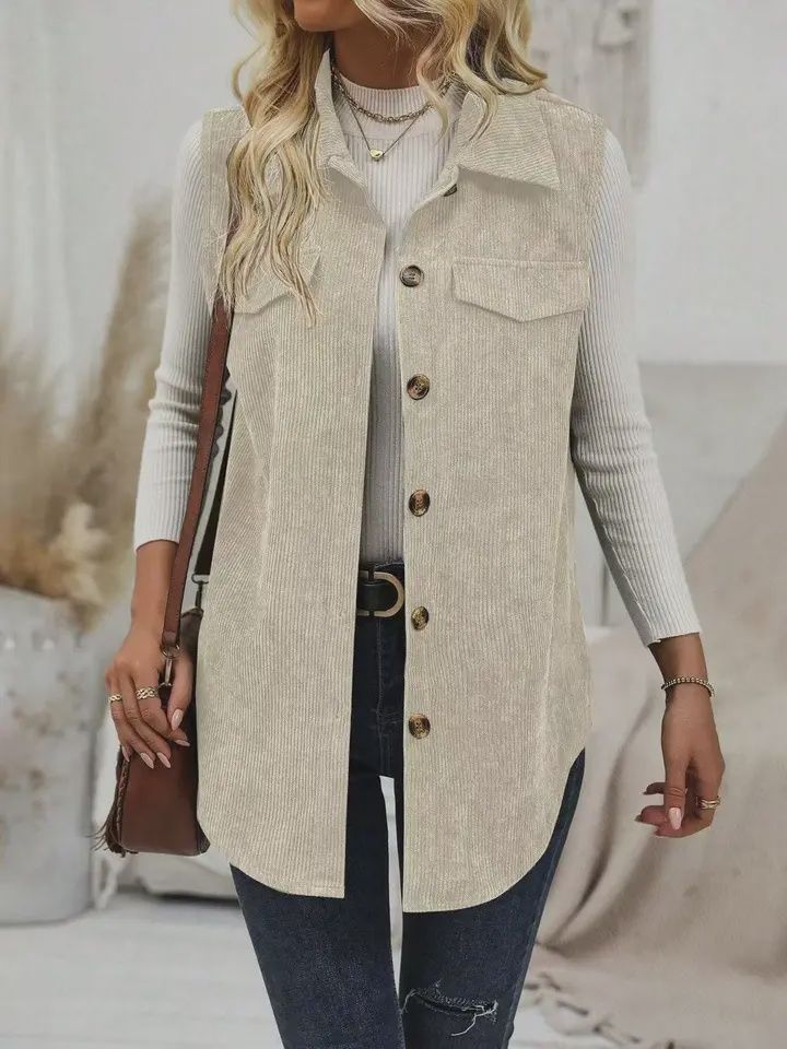 Cord Vest, Size: SMALL