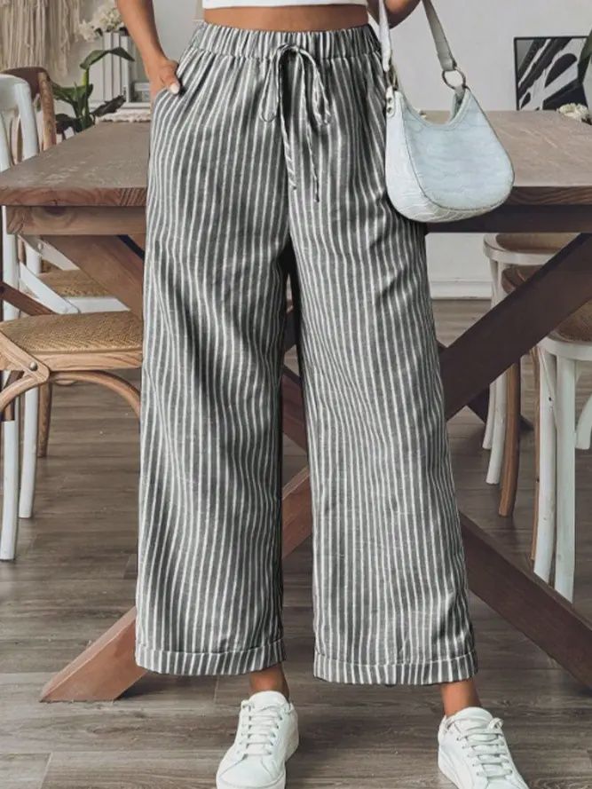 Stripe Crop, Size: SMALL