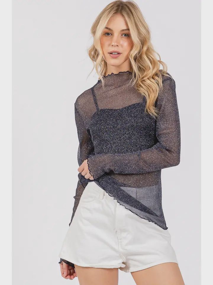 Metallic, Size: Small