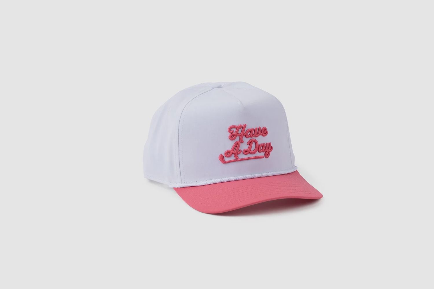 Breezy hats, style: white&amp;pinkrope
