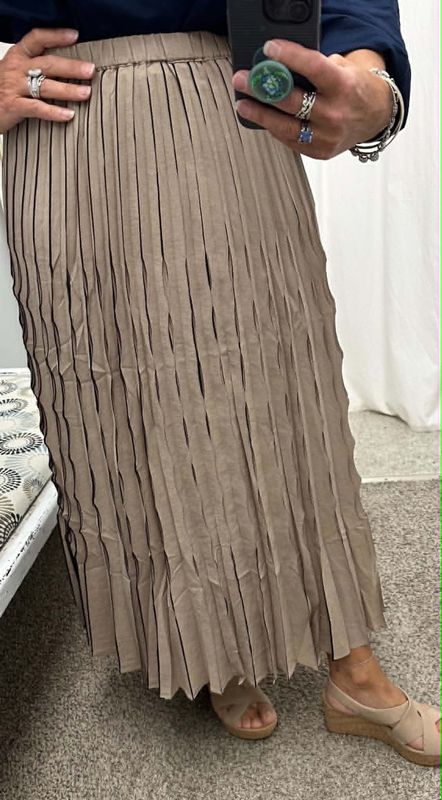 Pleated Midi
