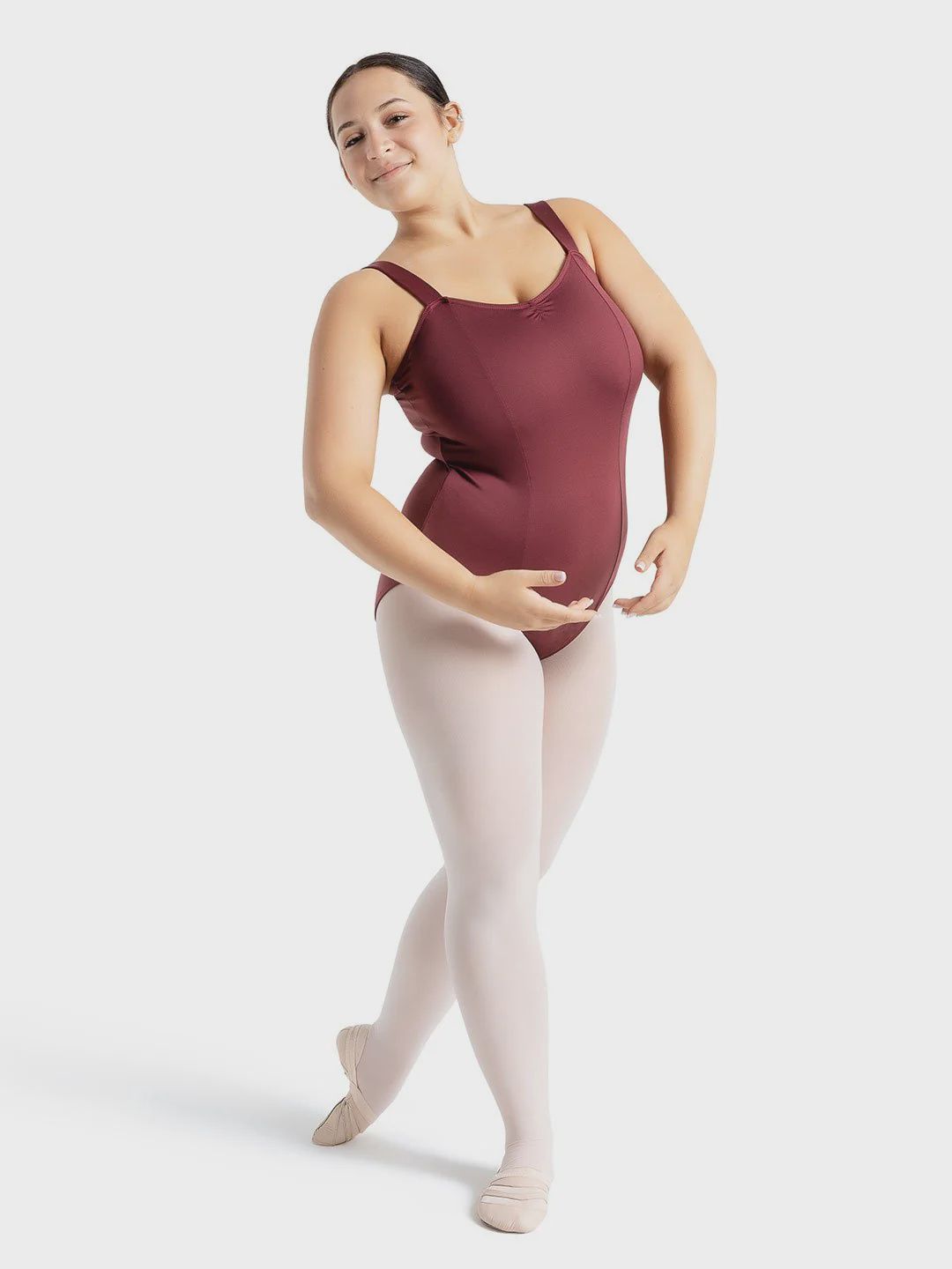 Studio Collection Wide Strap Camisole Leotard