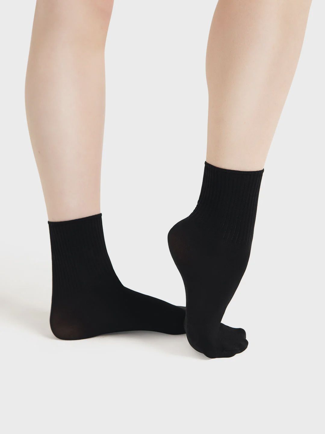 Ribbed Dance Sock