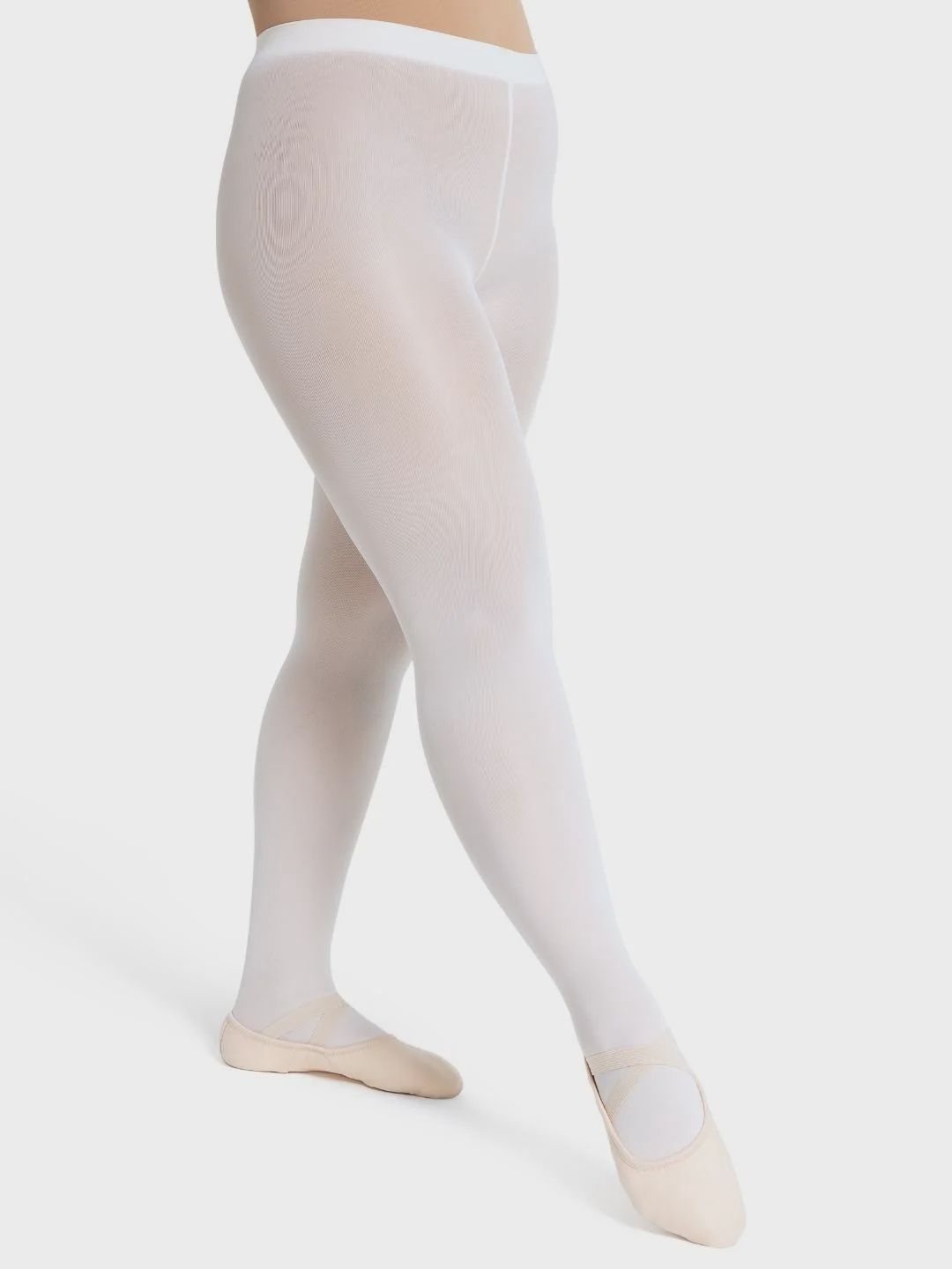 Ultra Soft Self-Knit Waistband Transition Tights