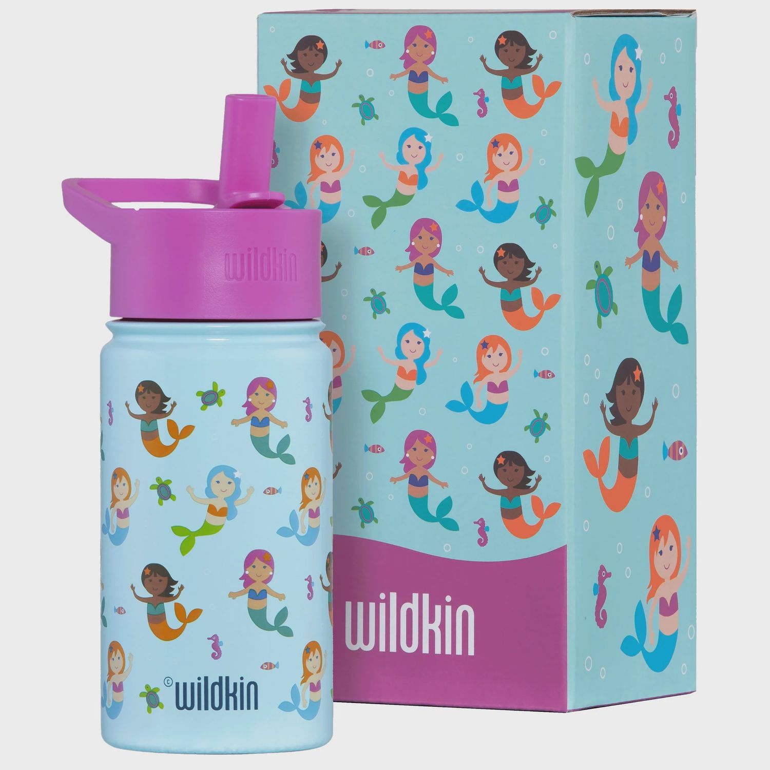 Mermaid 14oz Stainless Steel Water Bottle