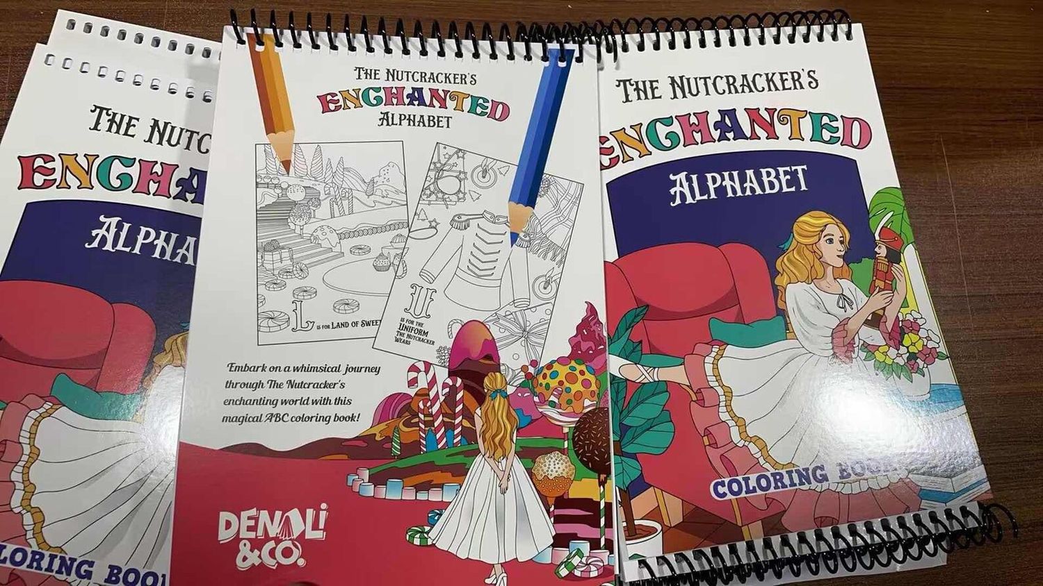 The Nutcracker’s Enchanted Alphabet Coloring Book