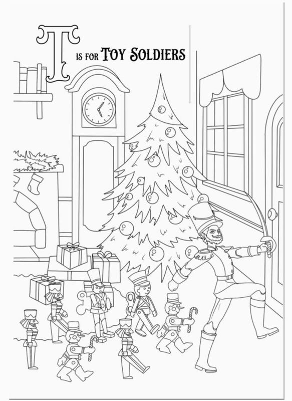 The Nutcracker’s Enchanted Alphabet Coloring Book