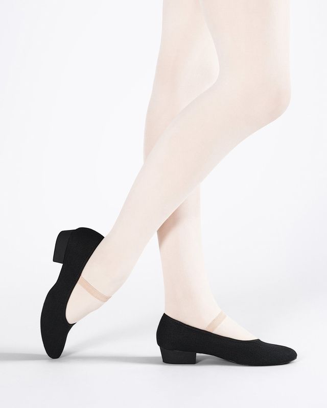 Canvas Character Low Heel