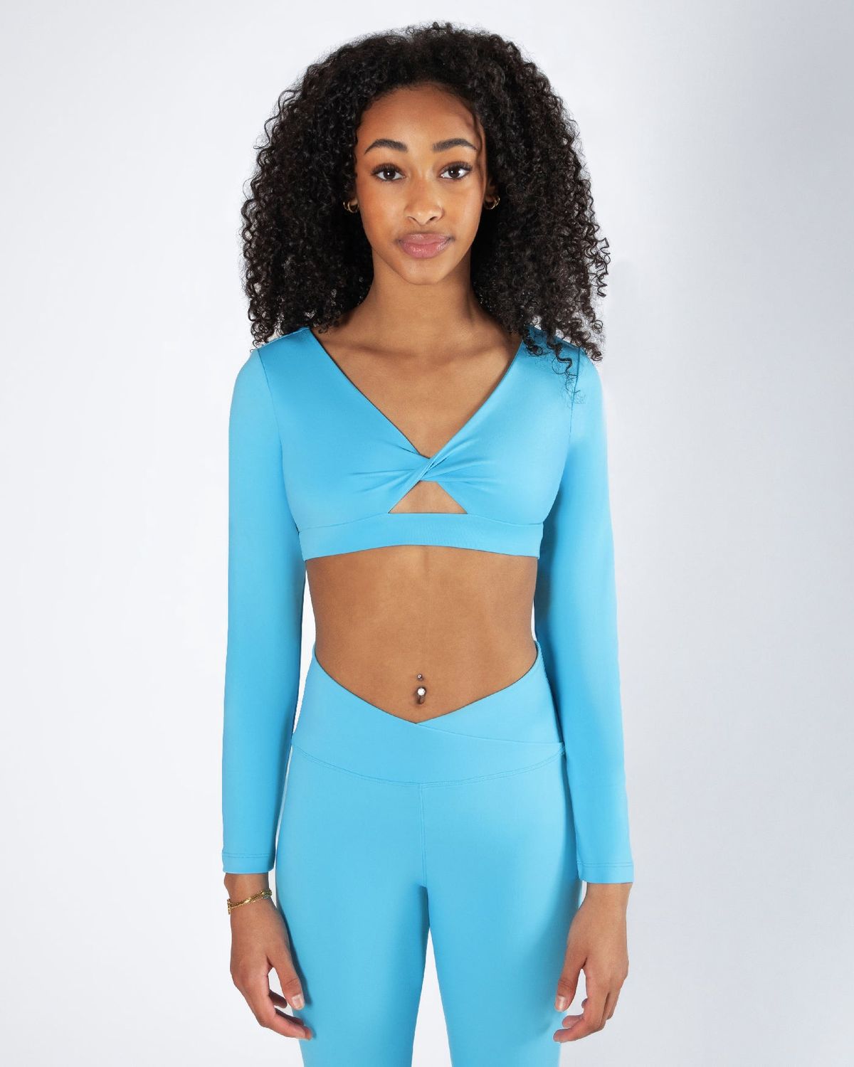 Avery Long-Sleeve Crop Top