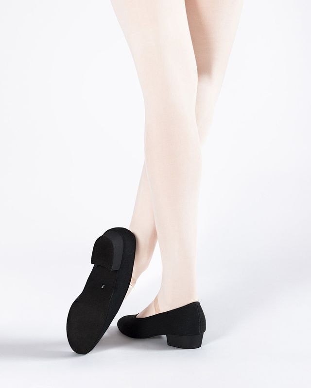 Canvas Character Low Heel