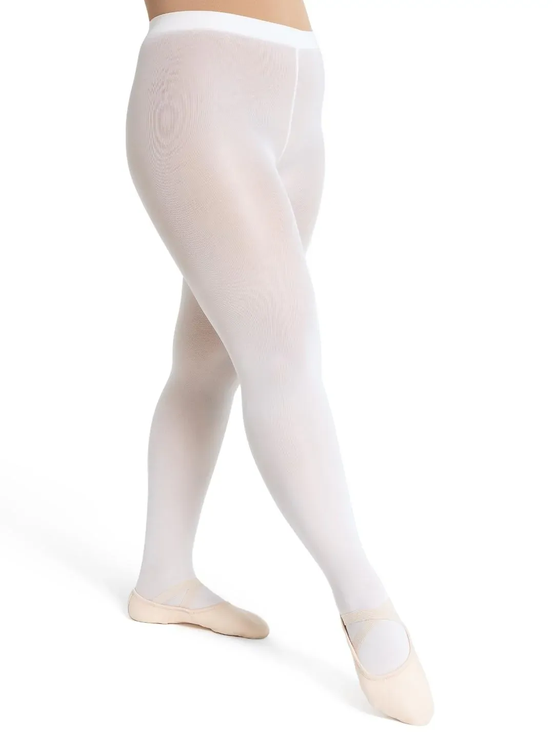 Capezio Ultra Soft Self-Knit Waistband Transition Tights