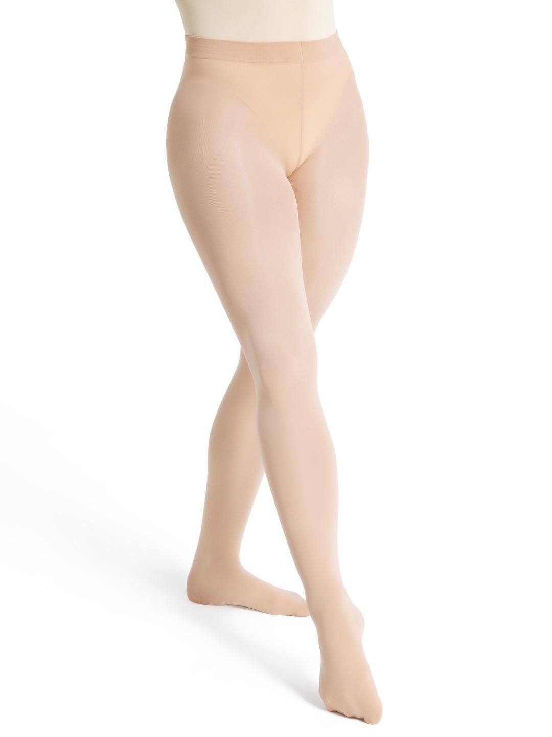 Capezio Ultra Soft Self-Knit Waistband Transition Tights