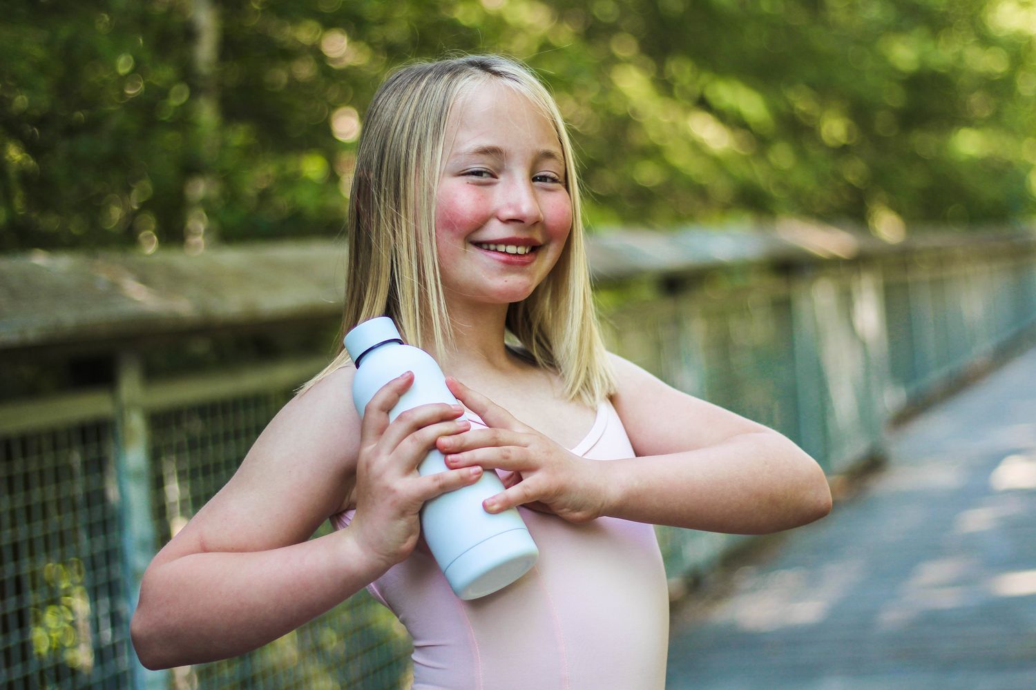 White Matte Water Bottle